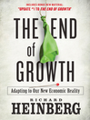 Cover image for The End of Growth